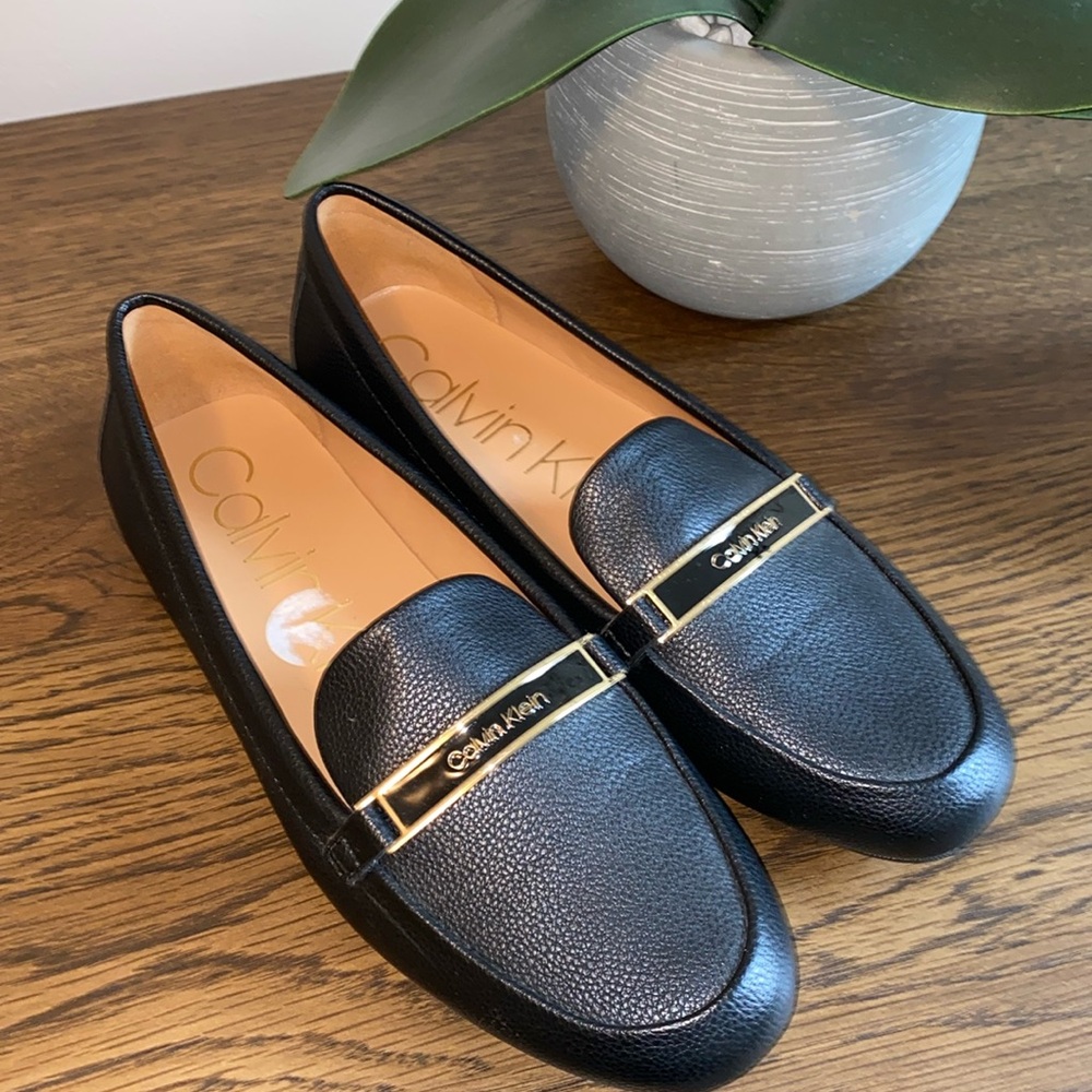 Calvin Klein Loafers Black Size 7.5